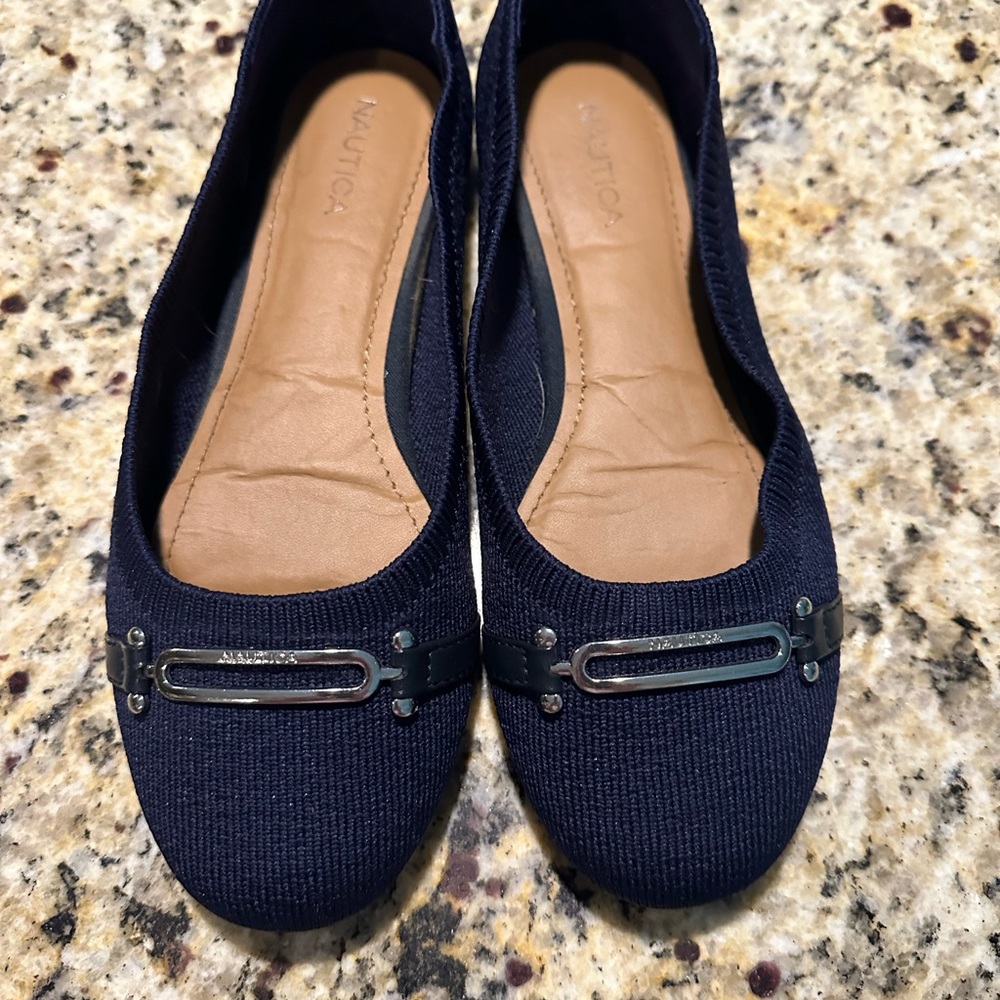 Nautica Women's Dark Blue Loafers